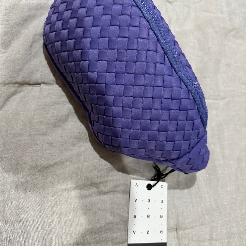 Periwinkle aim high woven neoprene belt Bag - Picture 6 of 12